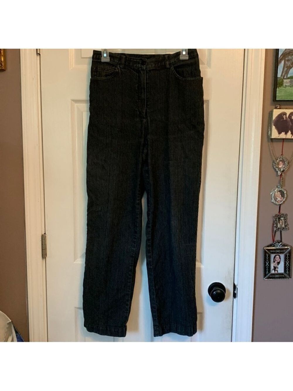 Vintage black Ruby Rd mom jeans size 8